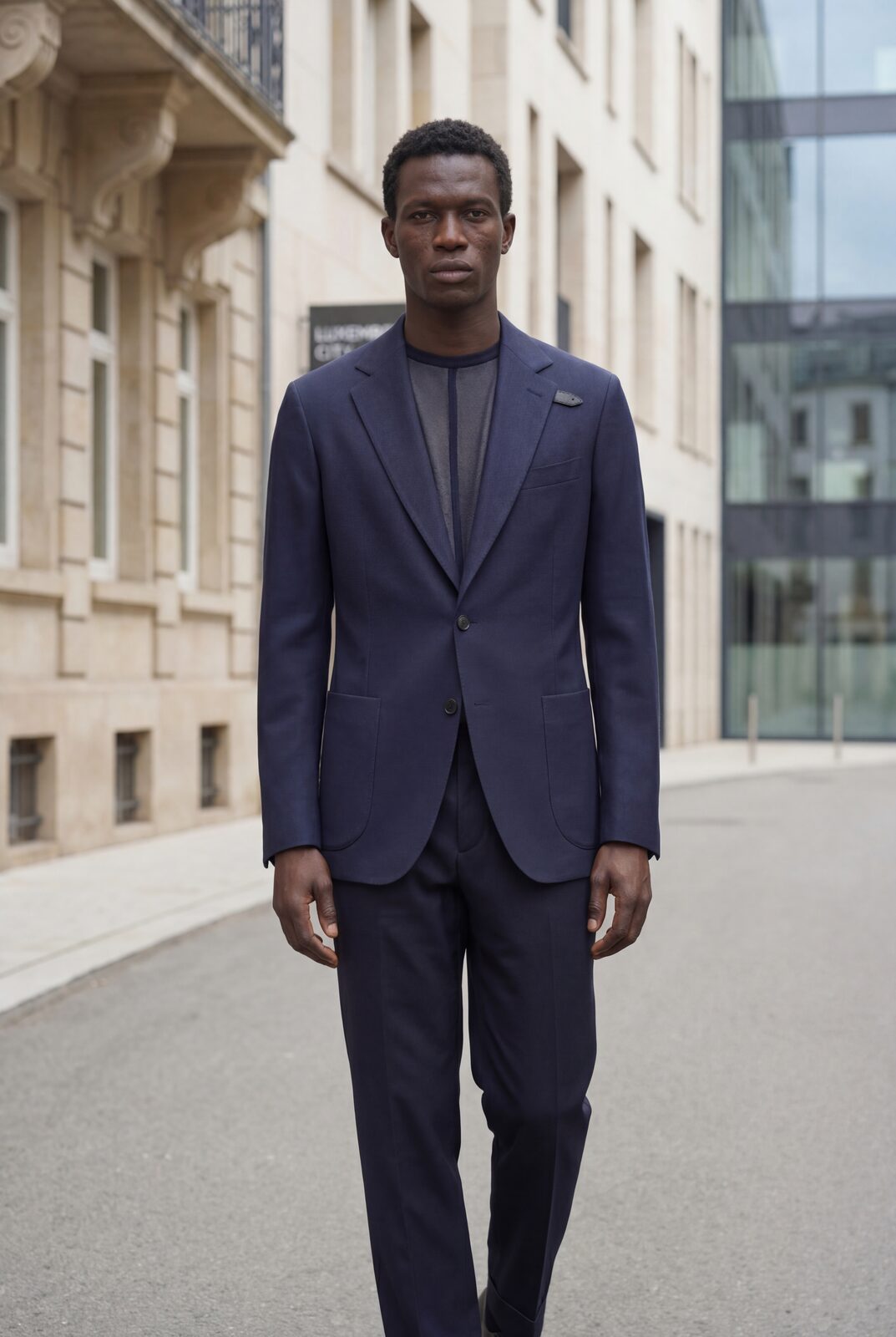 A jacket on a hanger, a campaign on the street — Lux Photo Pro