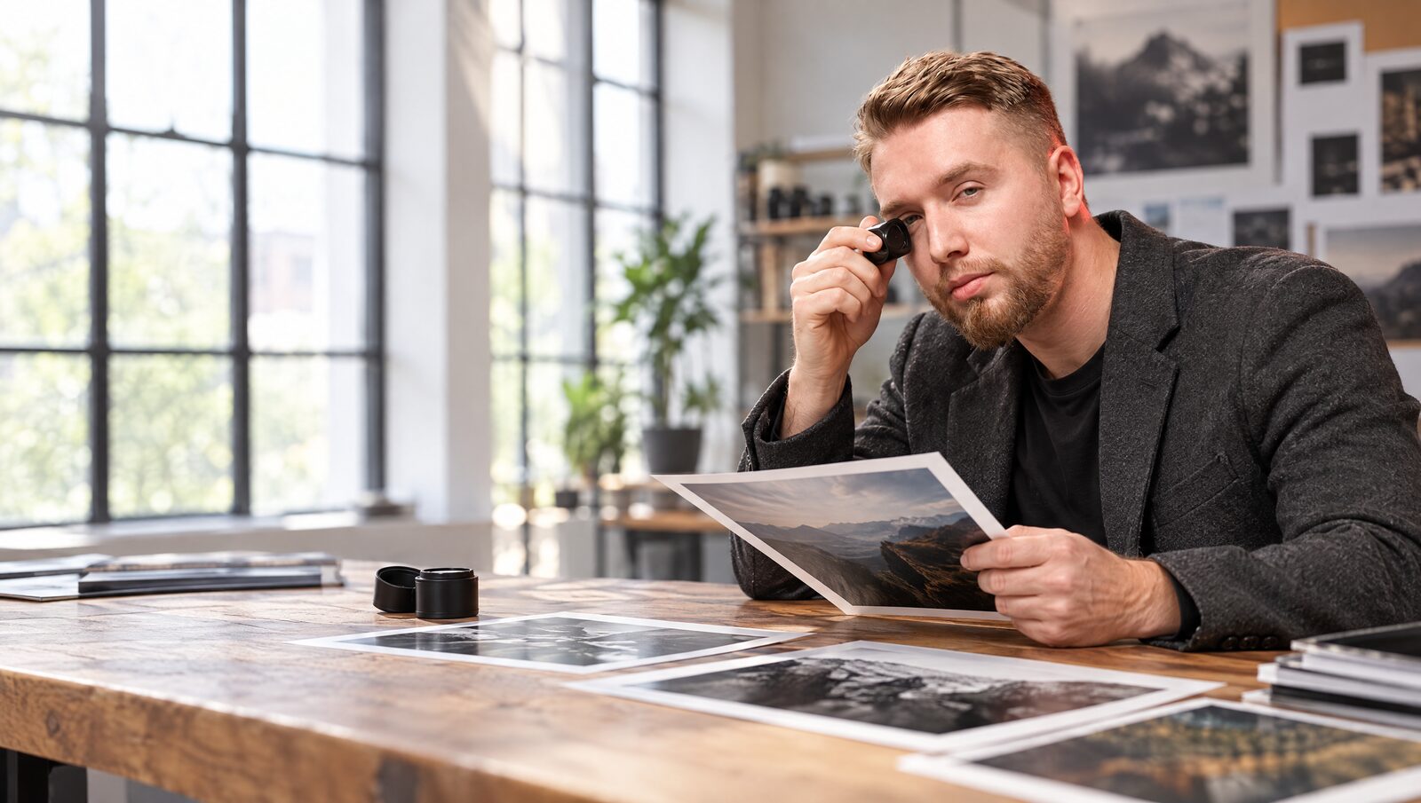 One studio portrait, a year of speaker and LinkedIn visuals — Lux Photo Pro
