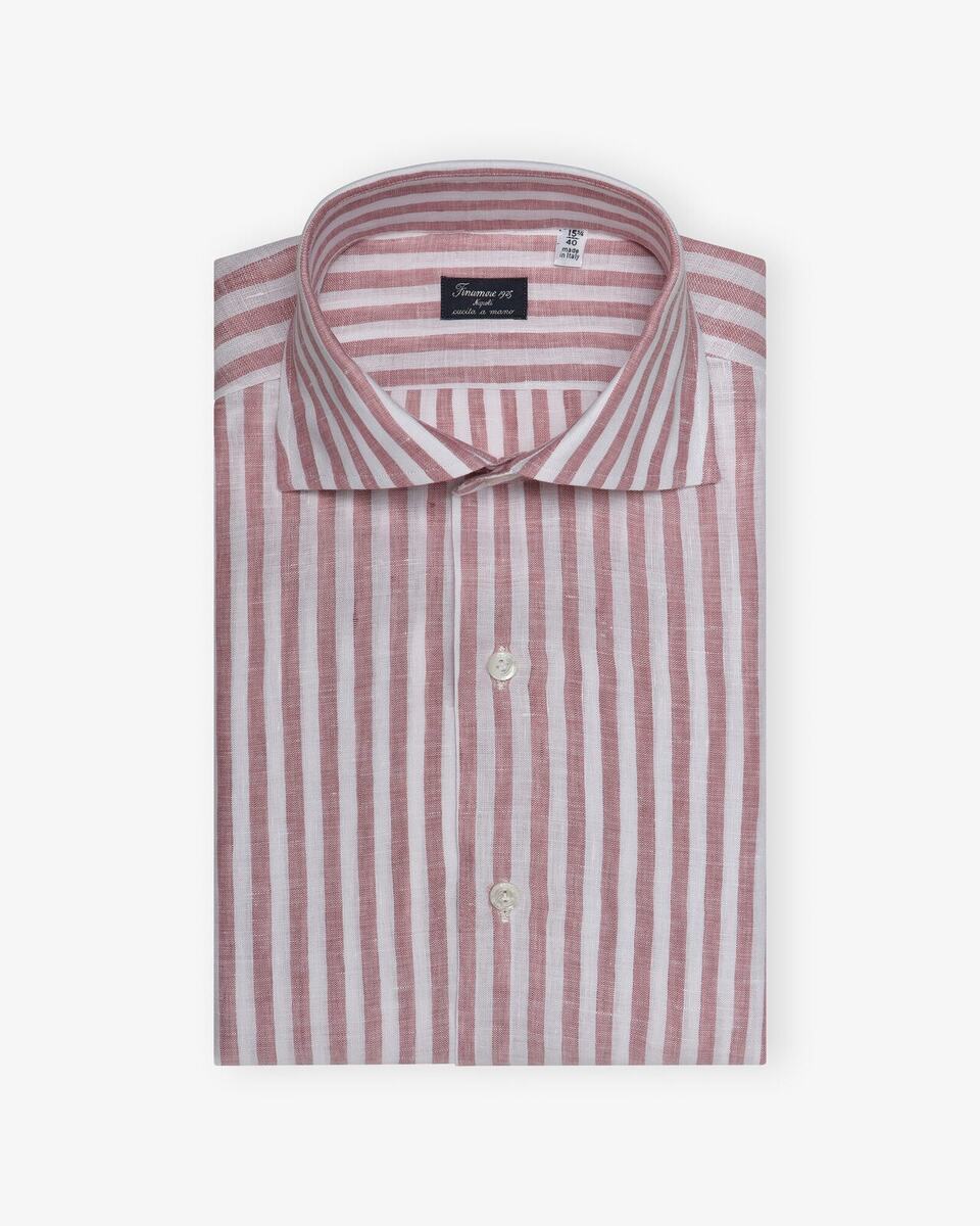 Folded shirt on white